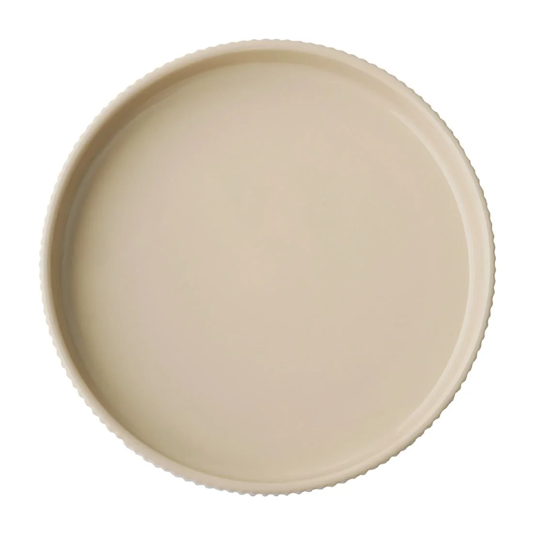 APS THE GRID Porcelain Walled Plates Sand 200mm (3 Pack) - Image 3