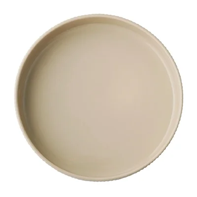 APS THE GRID Porcelain Walled Plates Sand 230mm (3 Pack) - Image 3