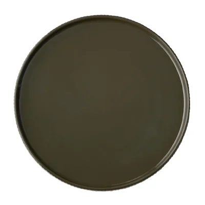 APS THE GRID Porcelain Plates Brown 260mm (3 Pack) - Image 3