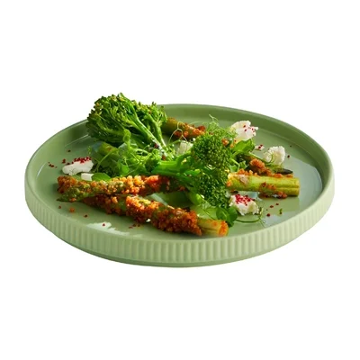 APS THE GRID Porcelain Plates Sage 230mm (3 Pack) - Image 2