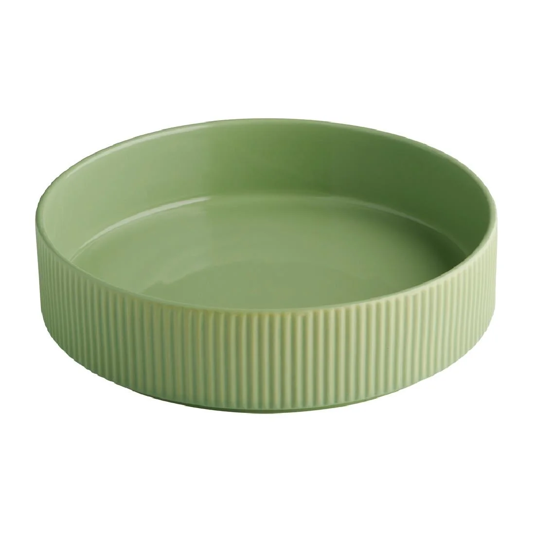 APS THE GRID Porcelain Walled Plates Sage 230mm (3 Pack)