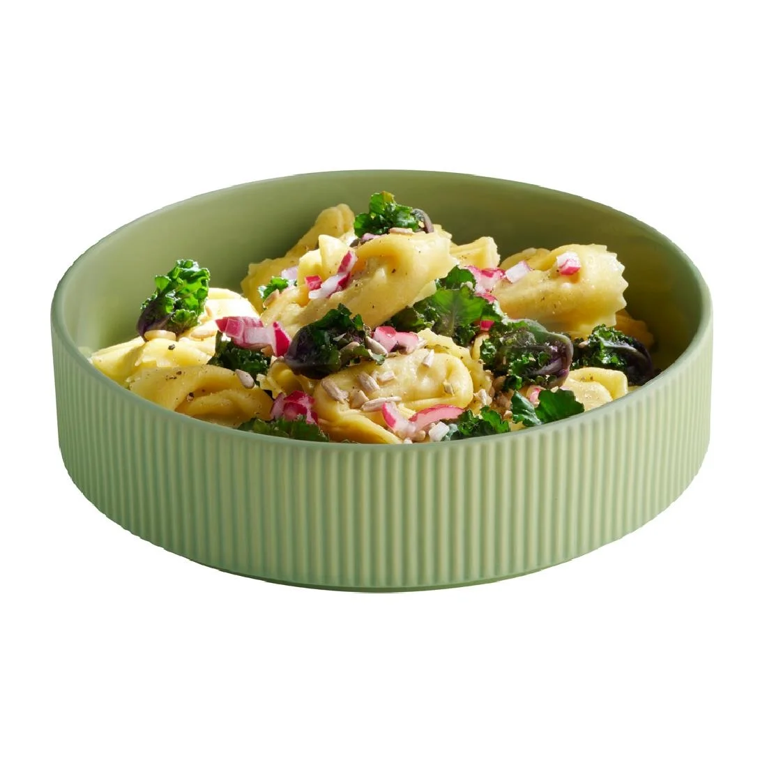 APS THE GRID Porcelain Walled Plates Sage 230mm (3 Pack) - Image 2