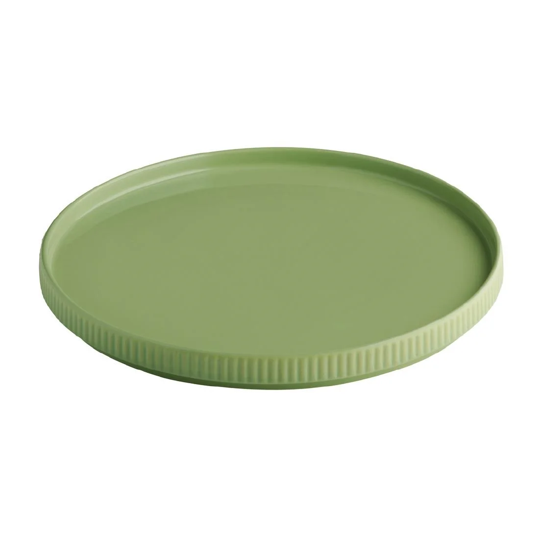 APS THE GRID Porcelain Plates Sage 260mm (3 Pack) - Image 2