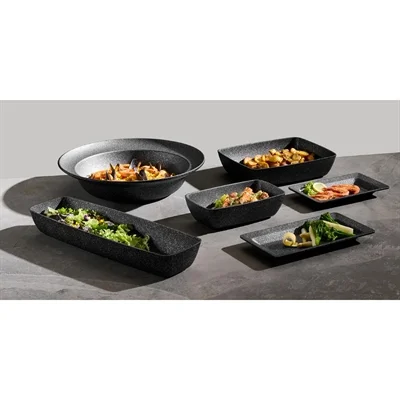 APS FROSTFIRE Black & Silver Non-Stick Tray GN 1/3 325x176mm - Image 5