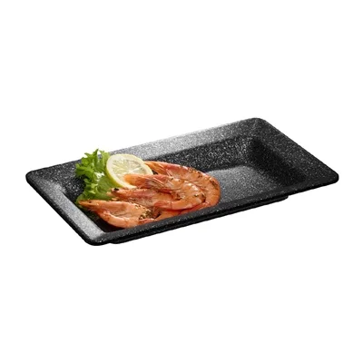 APS FROSTFIRE Black & Silver Non-Stick Tray GN 1/4 265x162mm - Image 2