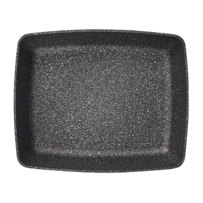 APS FROSTFIRE Black & Silver Non-Stick Bowl GN 1/2 325x265mm - Image 3