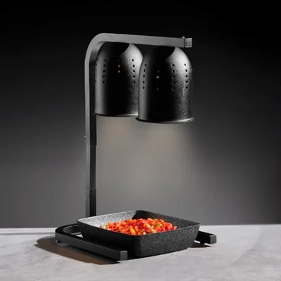 APS FROSTFIRE Black & Silver Non-Stick Bowl GN 1/2 325x265mm - Image 4