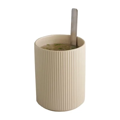 APS THE GRID Porcelain Dressing Pot Sand 1.3Ltr - Image 2