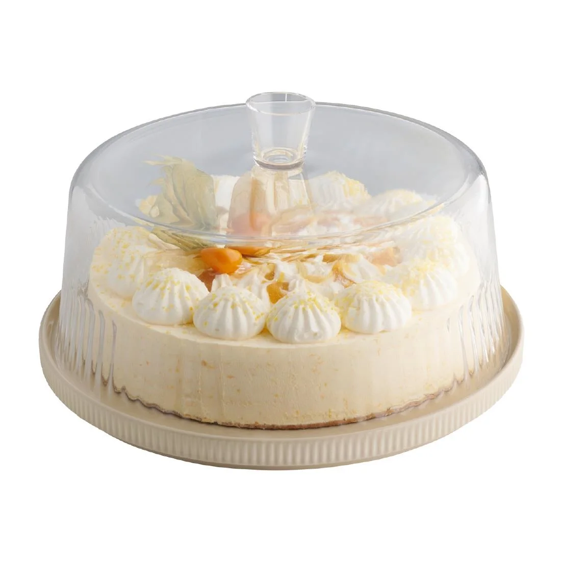 APS THE GRID Porcelain Plate Sand 320mm - Image 5