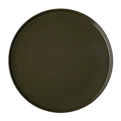 APS THE GRID Porcelain Plate Brown 320mm - Image 3