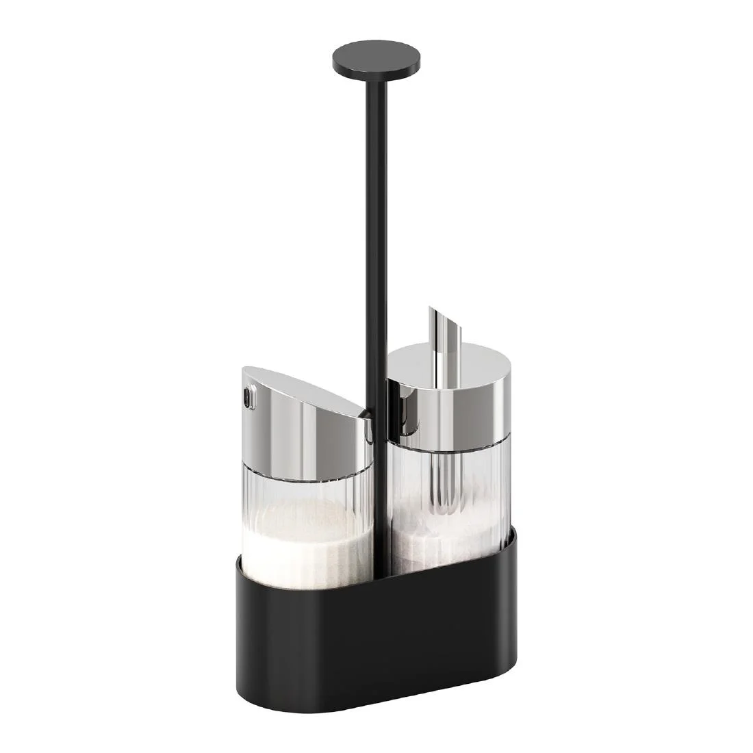 APS THE GRID Stainless Steel Cruet Black 145x70x300mm - Image 3