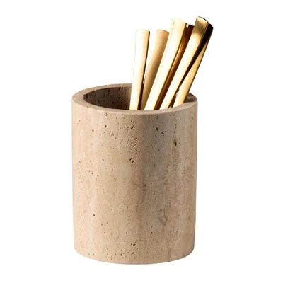 APS TRAVERTINE Cutlery Container 110mm - Image 2