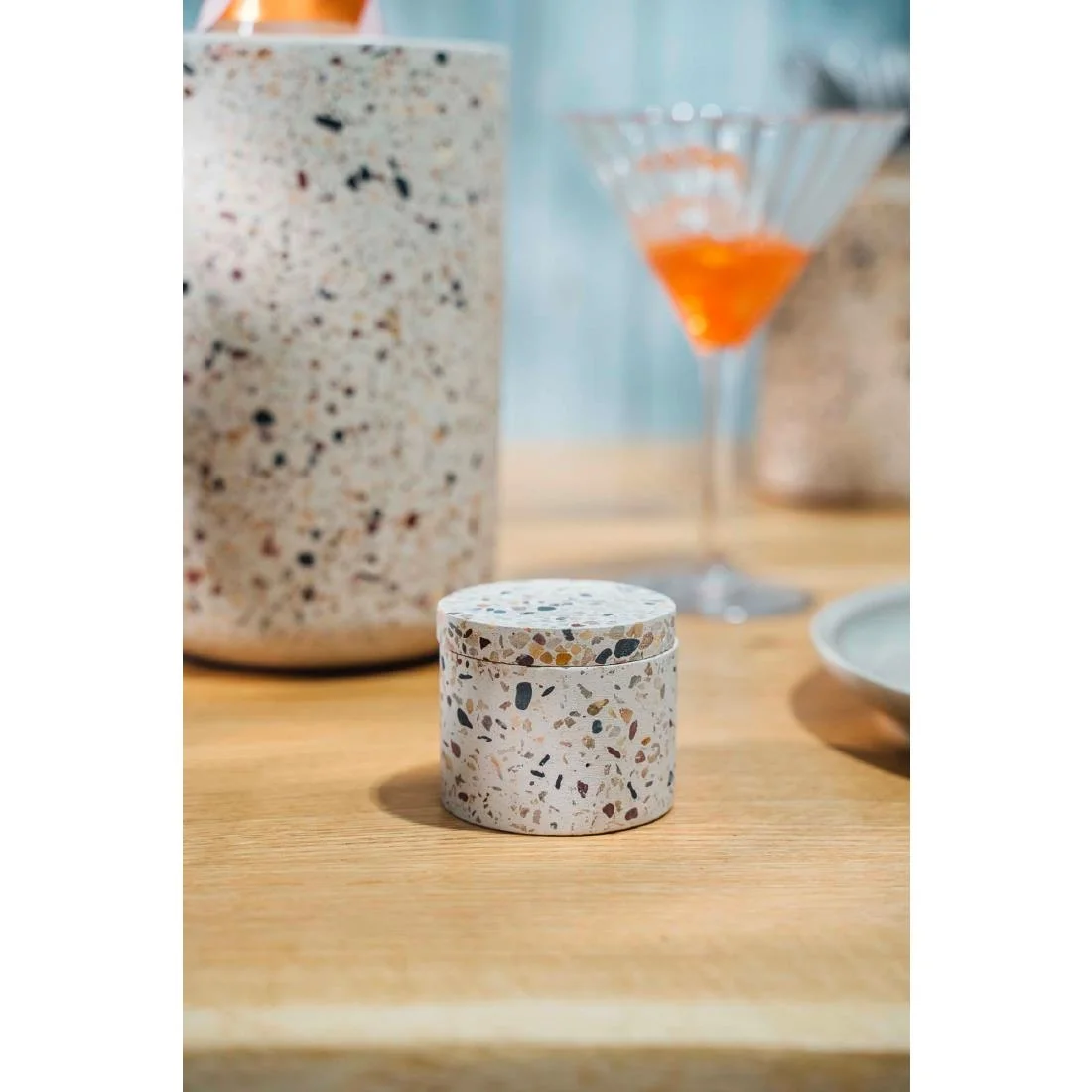 APS TERRAZZO Concrete Containers 40ml (2 Pack) - Image 5