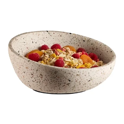 APS TERRAZZO Concrete Bowl 220mm - Image 3