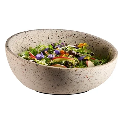 APS TERRAZZO Concrete Bowl 295mm - Image 2