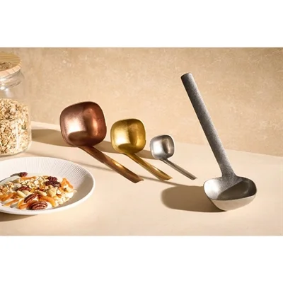 APS BULQ Vintage Look Stainless Steel Spoon 125mm - Image 2