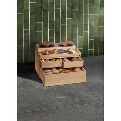 APS VALO Buffet Stand Wood 555x320mm - Image 4