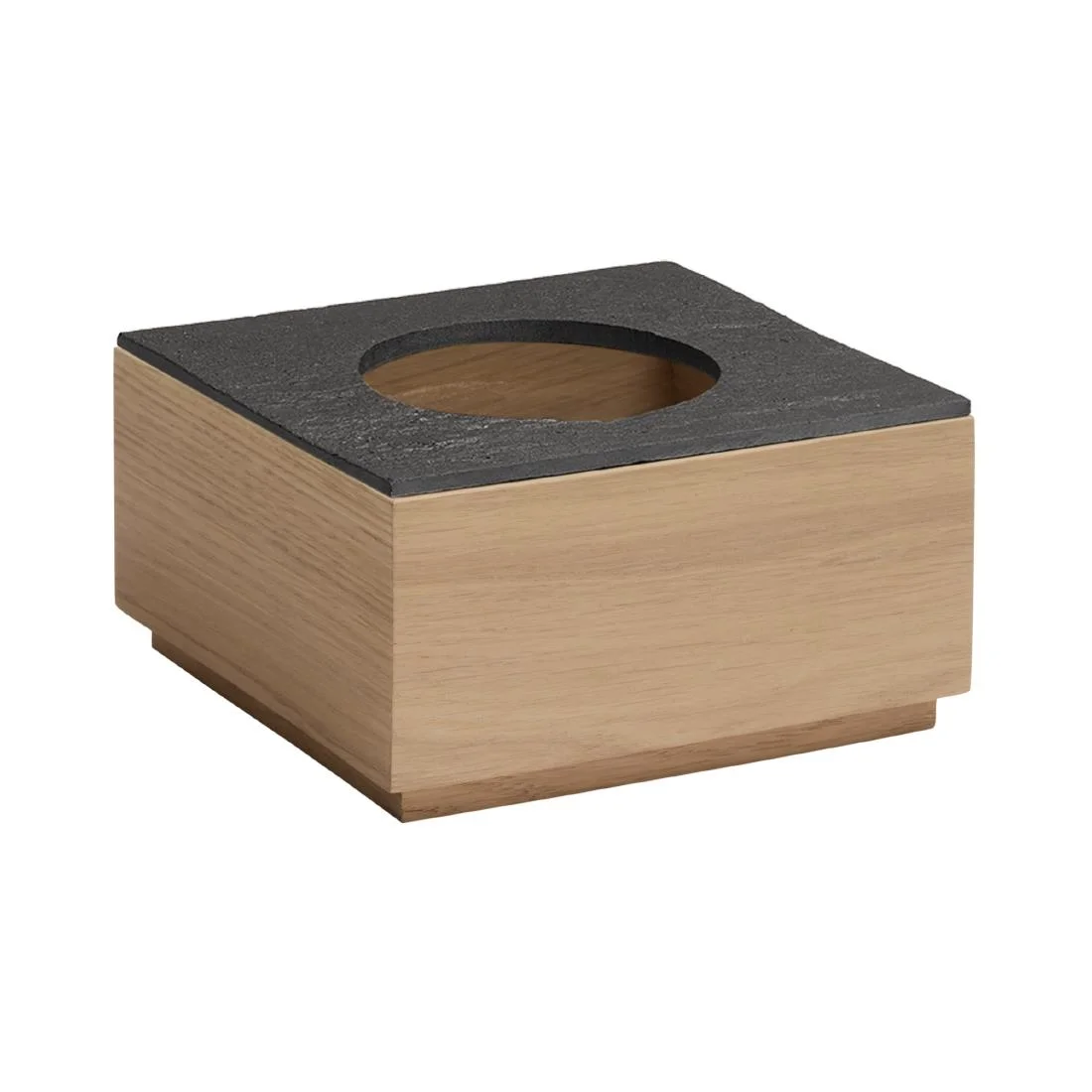APS Natural Slate Tray Circle GN 1/6 176x162mm