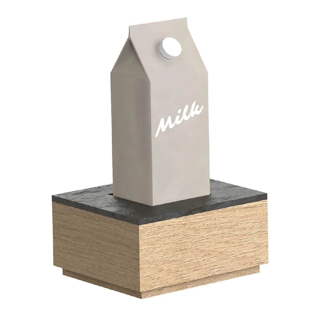 APS Natural Slate Tray Square GN 1/6 176x162mm - Image 2