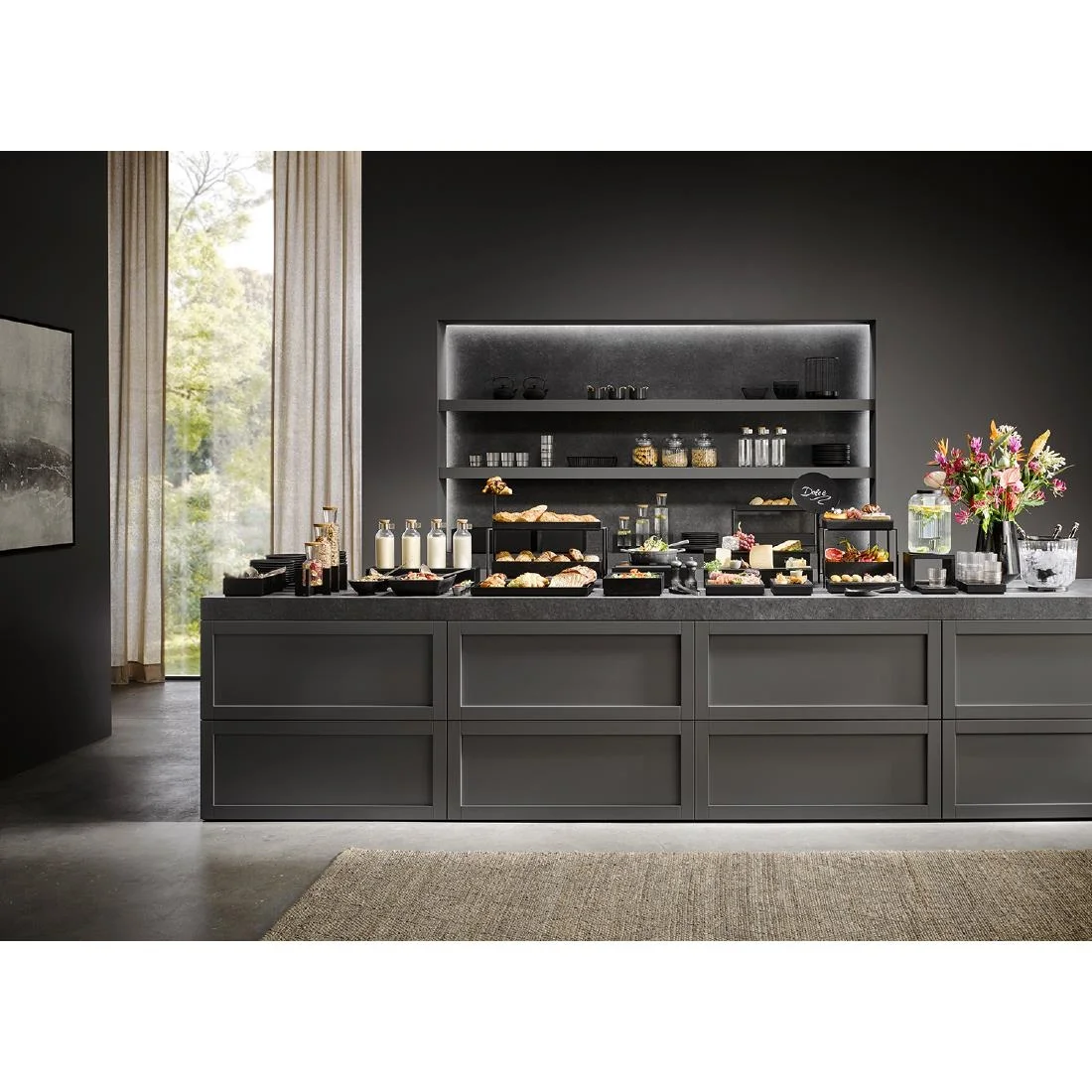 APS VALO Wooden Box Black GN 1/1 530x325x45mm - Image 9