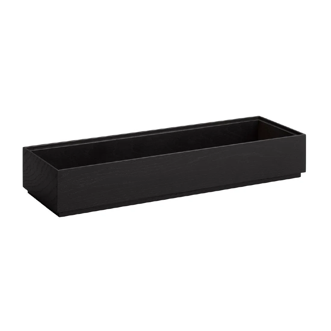 APS VALO Wooden Box Black GN 2/4 85x530x162mm