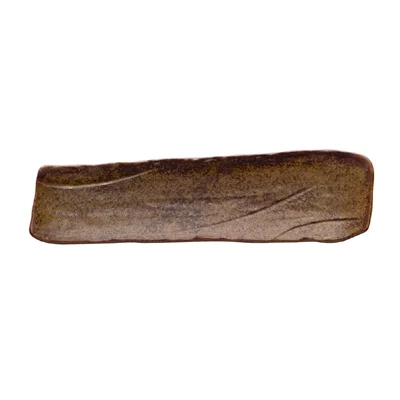APS UMI Rectangular Tray/Sushi Board Brown 350x100mm - Image 3