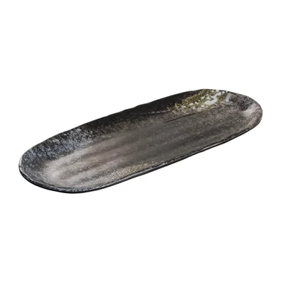 APS UMI Rectangular Tray/Sushi Board Black 285x115mm - Image 3