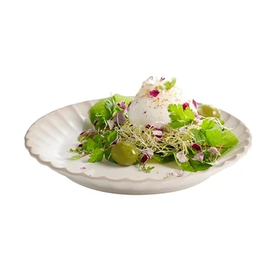 APS ARUMI Melamine Plate White 210mm - Image 2