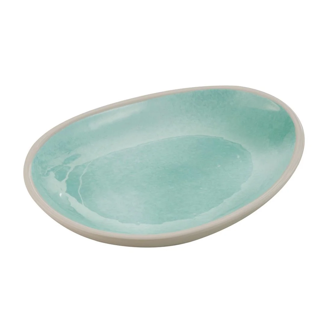 APS CALA Melamine Plate Green 190x145mm - Image 2