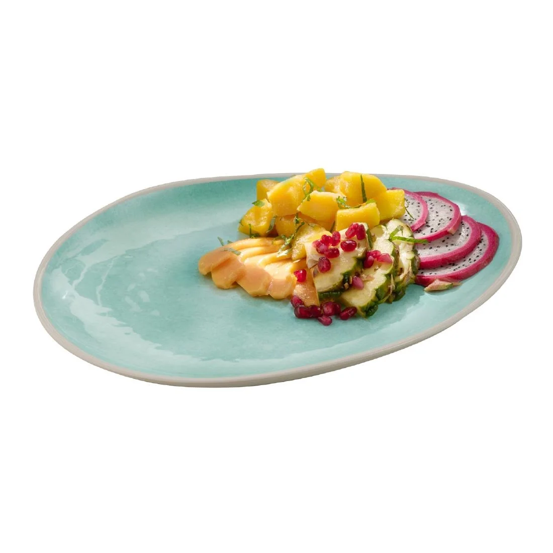 APS CALA Melamine Plate Green 335x260mm - Image 2