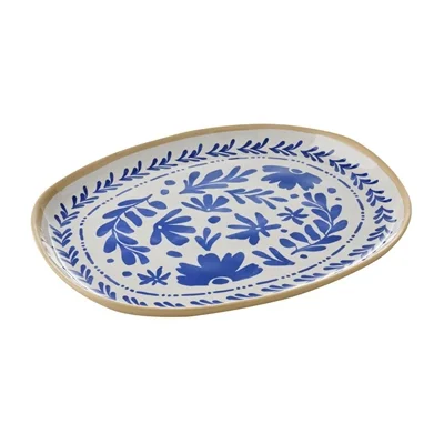 APS FLORYN Melamine Tray White & Blue GN 1/2 325x265mm - Image 3