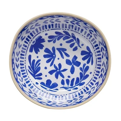 APS FLORYN Melamine Bowl White & Blue 200mm - Image 3