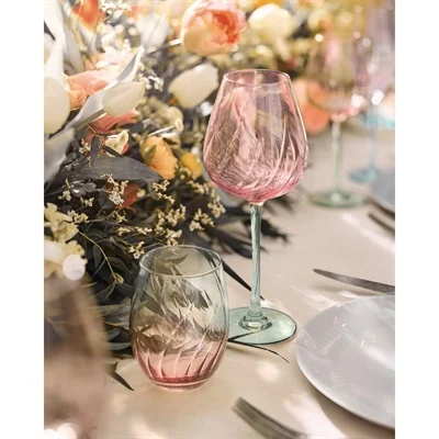 Cristal D'Arques Swirly Spring Wine Glasses 470ml (8 Pack) - Image 4