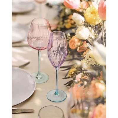 Cristal D'Arques Swirly Spring Flutes 210ml (8 Pack) - Image 4