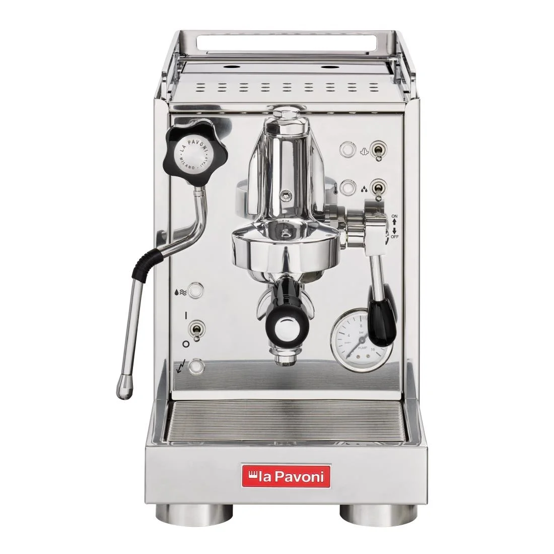 La Pavoni Mini Cellini Semi-Professional Coffee Machine Stainless Steel - Image 3