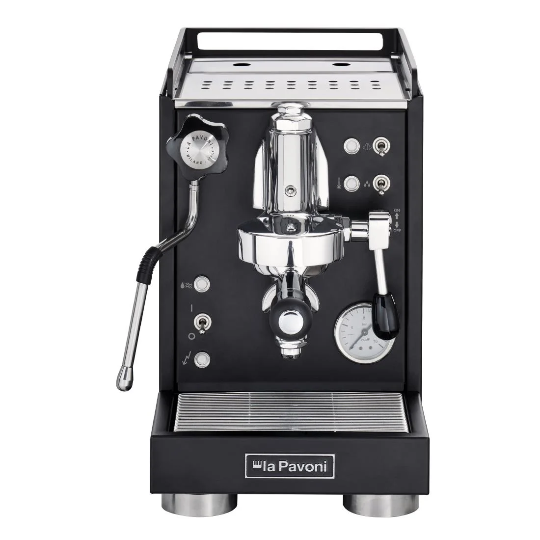 La Pavoni Mini Cellini Semi-Professional Coffee Machine Black - Image 3