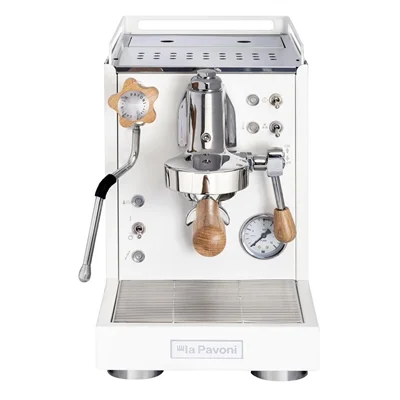 La Pavoni Mini Cellini Semi-Professional Coffee Machine White - Image 2