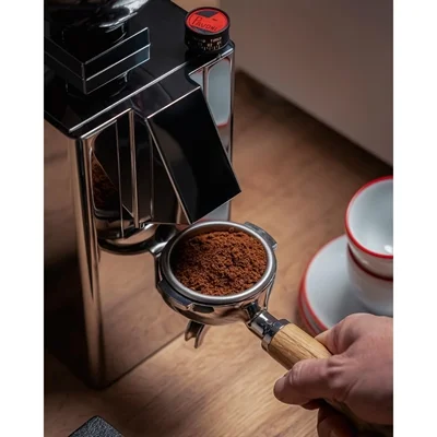 La Pavoni Kube Mill Coffee Grinder Stainless Steel - Image 5