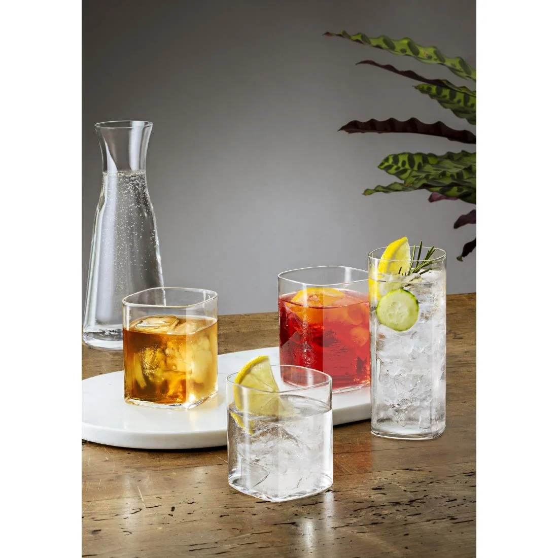 Luigi Bormioli Top Class Square Beverage Tumblers 410ml (24 Pack) - Image 3