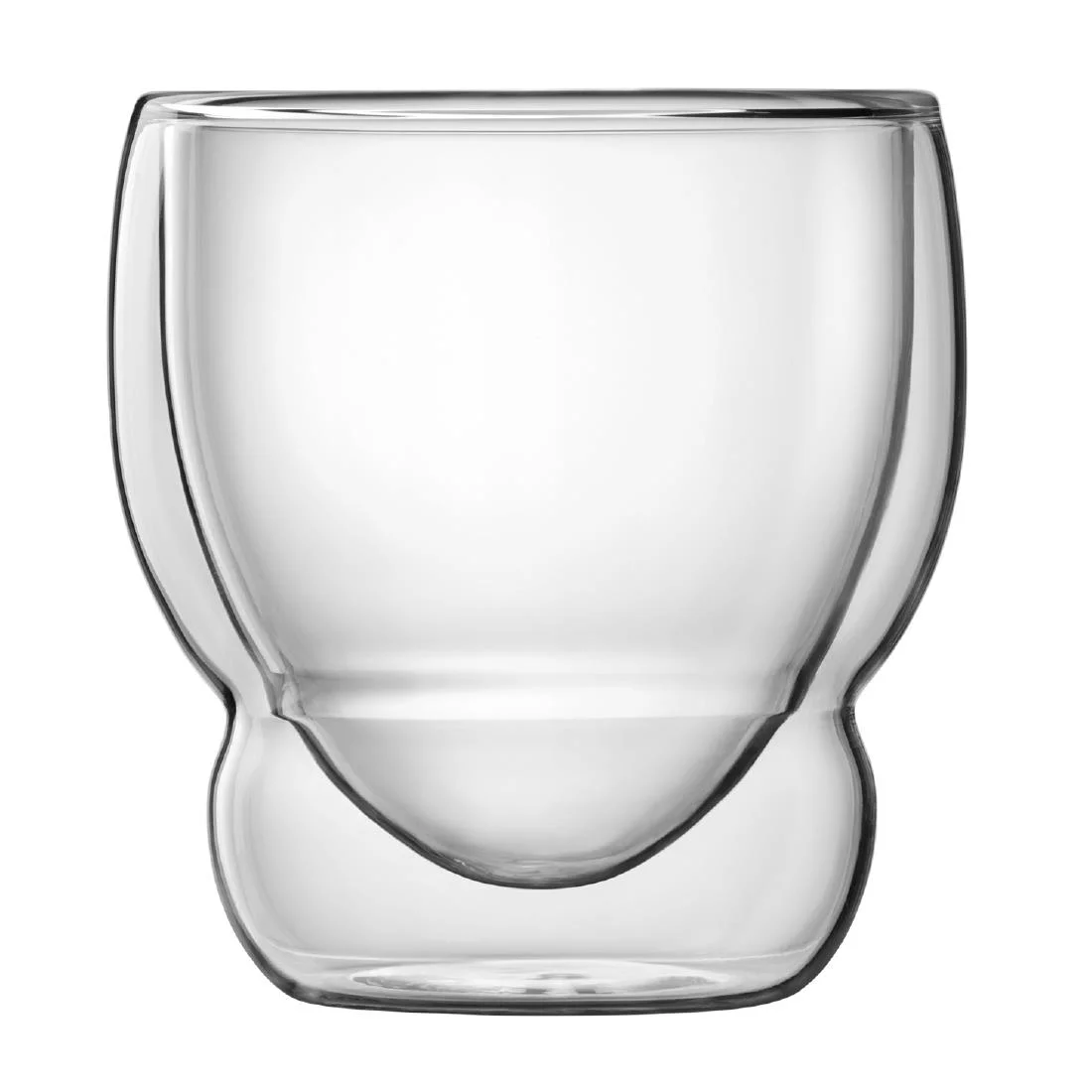 Luigi Bormioli Globe Double-Walled Cappuccino/Tea Cups 230ml (12 Pack)