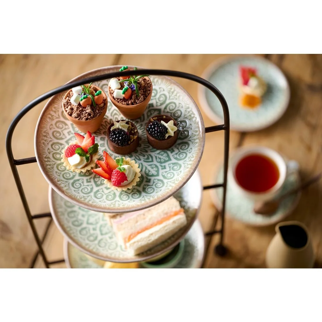 Heart & Soul Soulmate Jade Coupe Plates 210mm (6 Pack) - Image 3