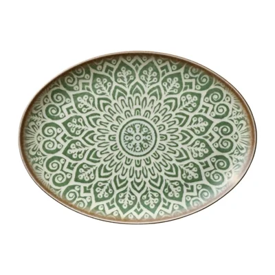 Heart & Soul Soulmate Jade Oval Coupe Plates 320x235mm (6 Pack)