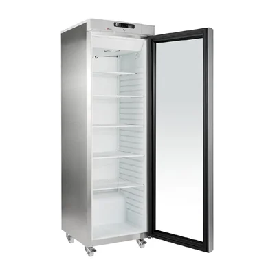 Gram Professional Compact Display Fridge Stainless Steel GR400 - Image 1