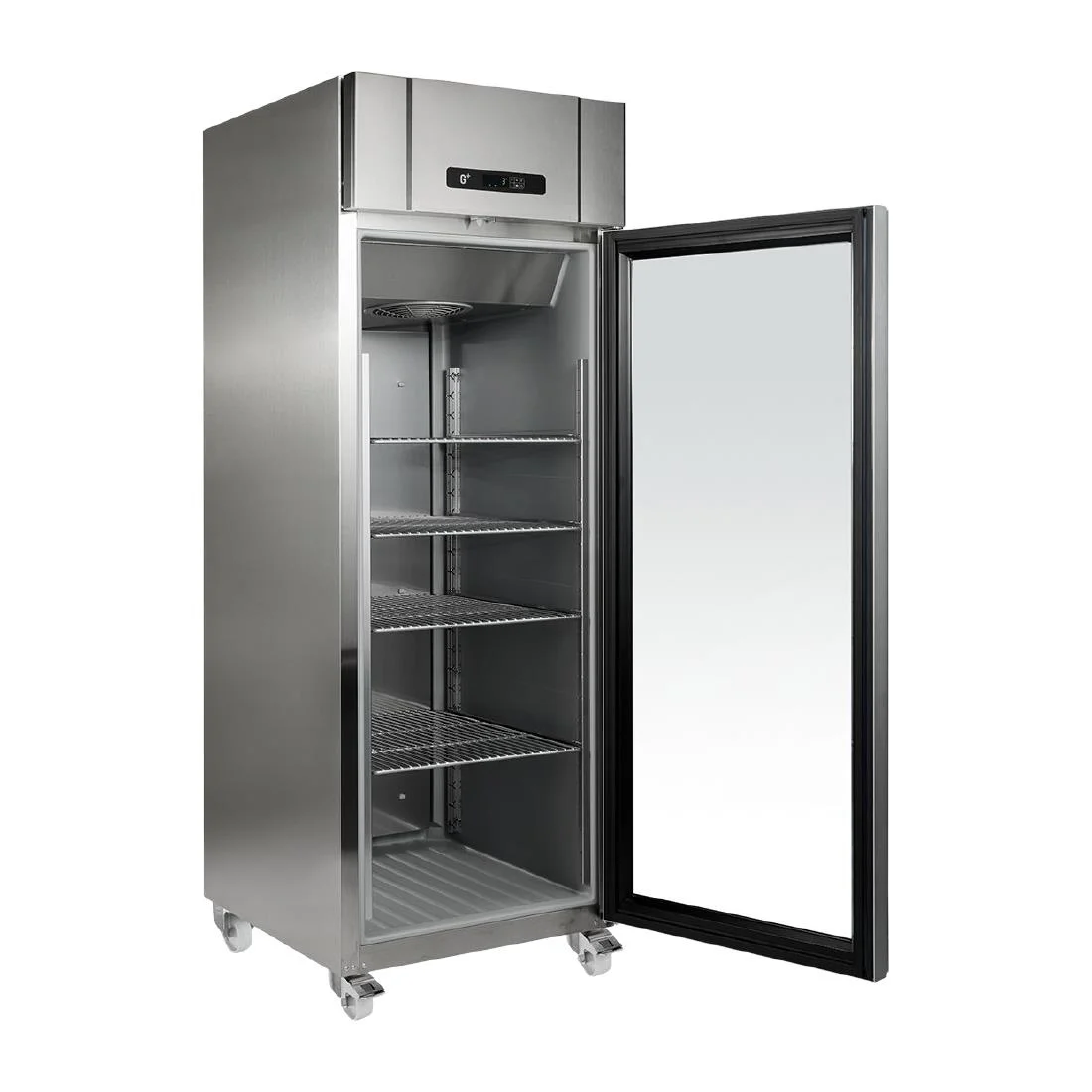 Gram Professional Compact Display Fridge Stainless Steel GR600 - Image 2
