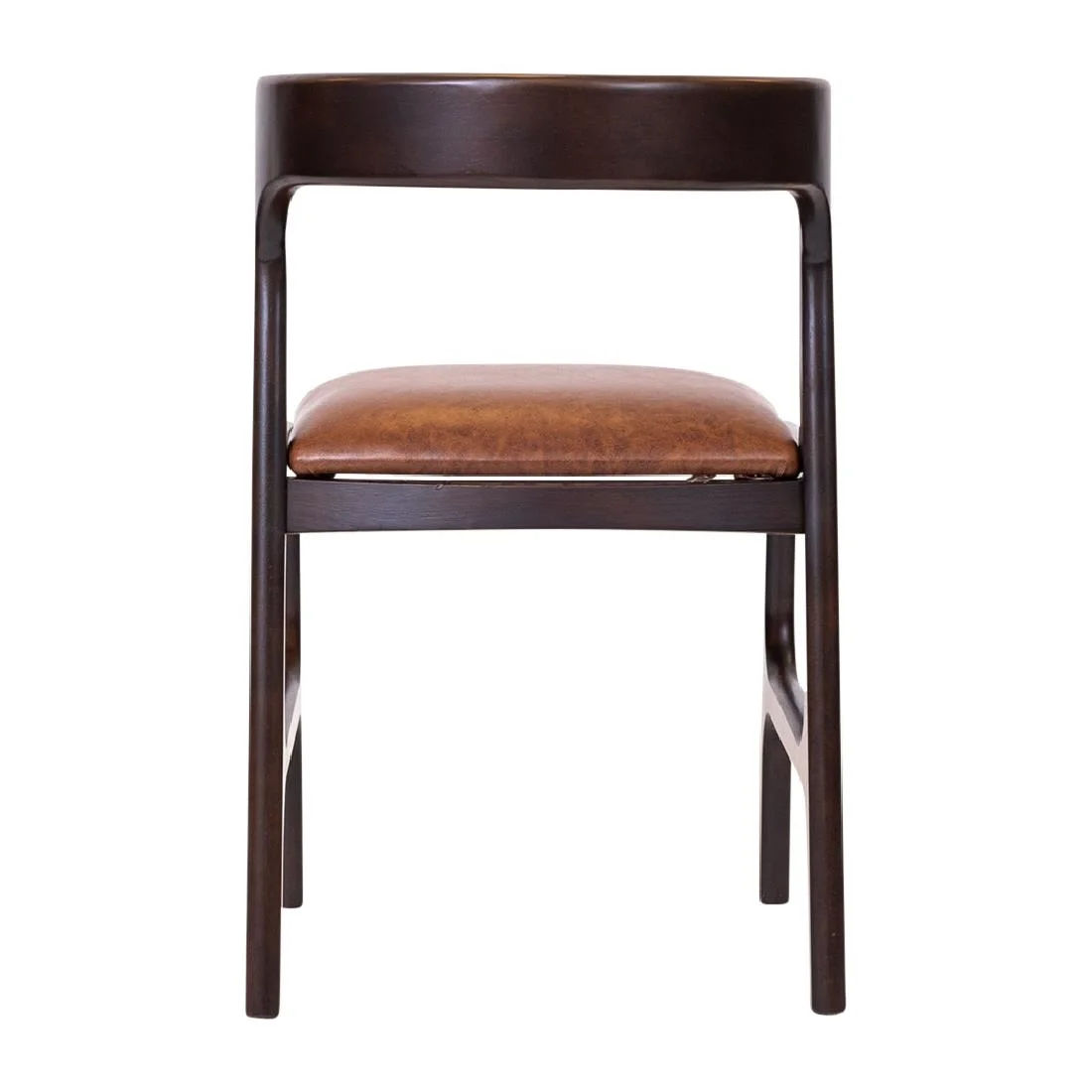 Copenhagen Dining Chairs in Dark Walnut & Bison Tan (6 Pack) - Image 4