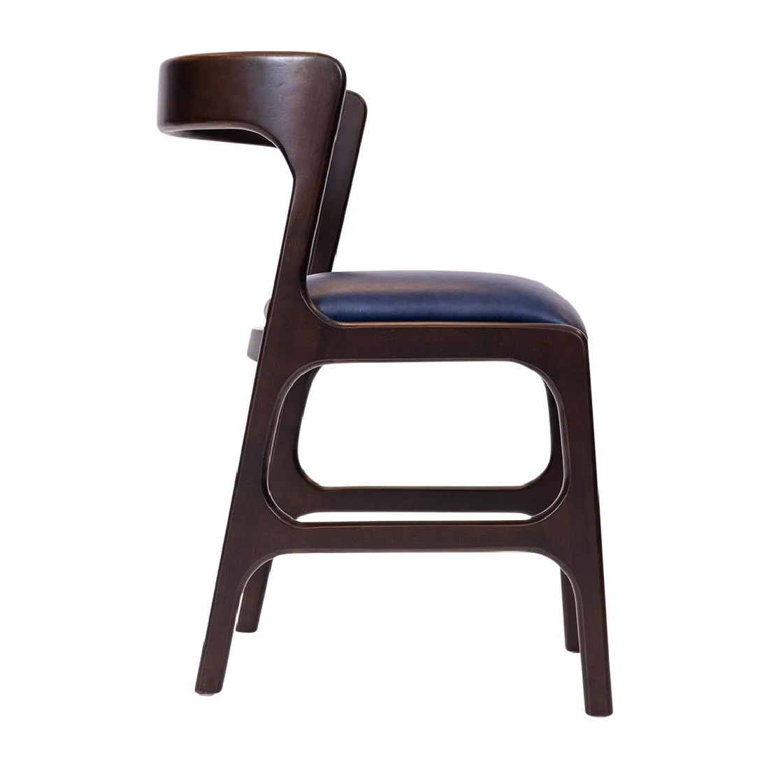 Copenhagen Dining Chairs in Dark Walnut & Bison Midnight (6 Pack) - Image 2