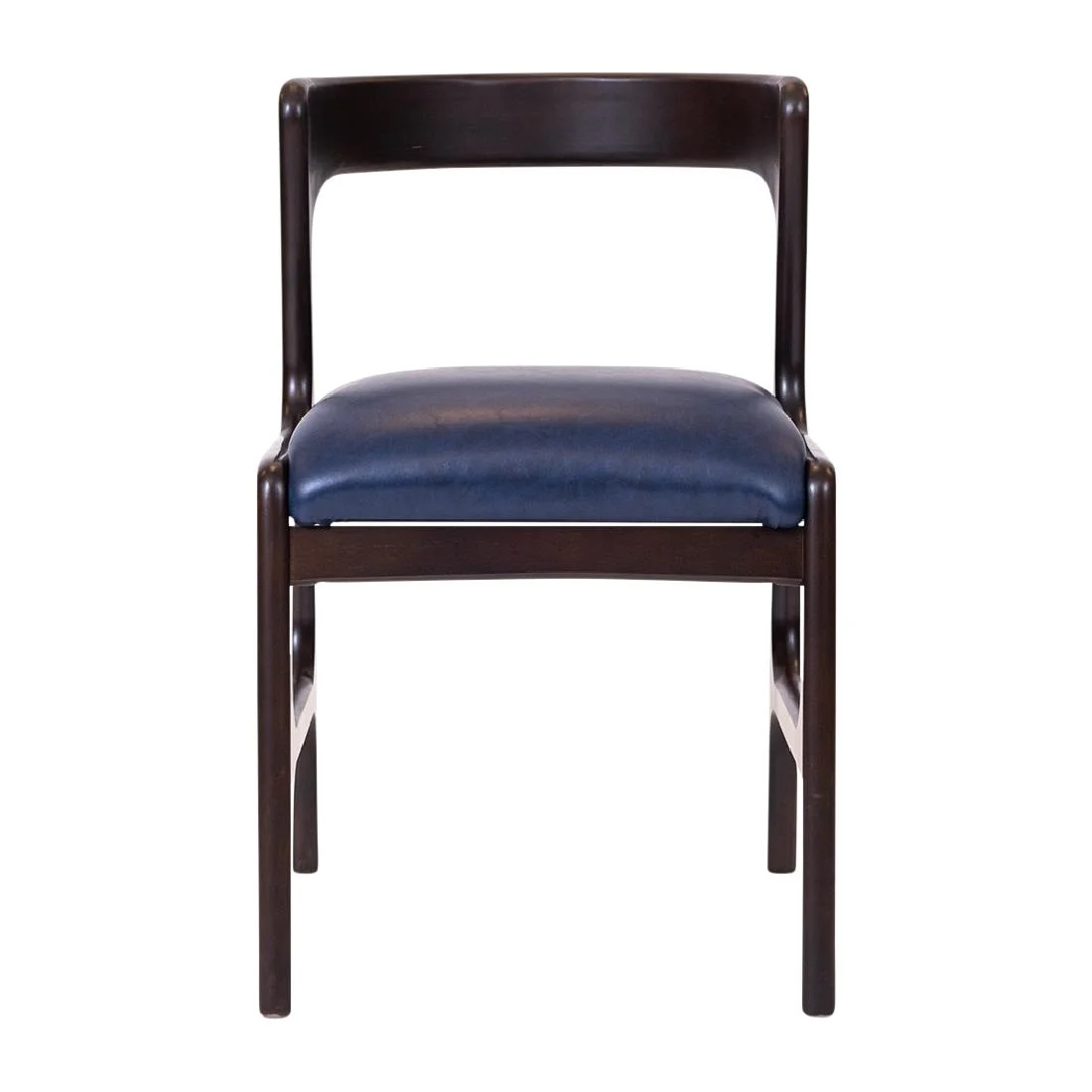 Copenhagen Dining Chairs in Dark Walnut & Bison Midnight (6 Pack) - Image 3