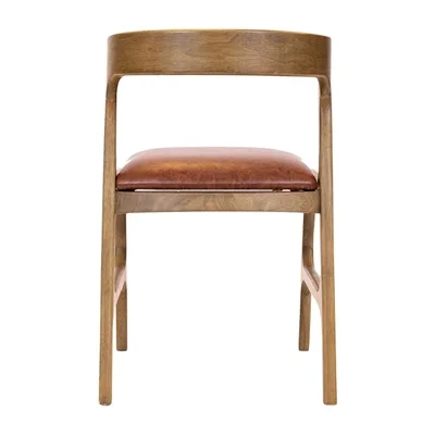 Copenhagen Dining Chairs in Weathered Oak & Bison Tan (6 Pack) - Image 3