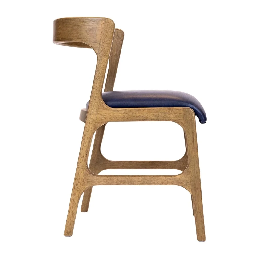 Copenhagen Dining Chairs in Weathered Oak & Bison Midnight (6 Pack) - Image 2