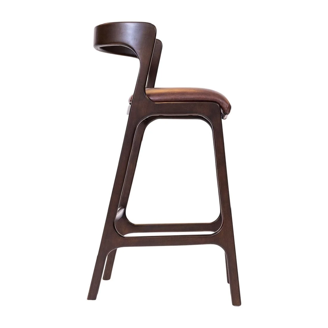 Copenhagen Bar Chair in Dark Walnut & Bison Espresso (6 Pack) - Image 2